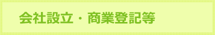 会社設立登記